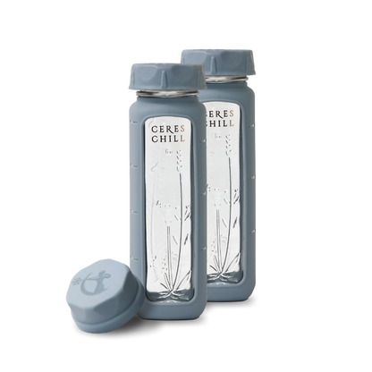 Ceres Chill Bloom Glass Baby Bottle