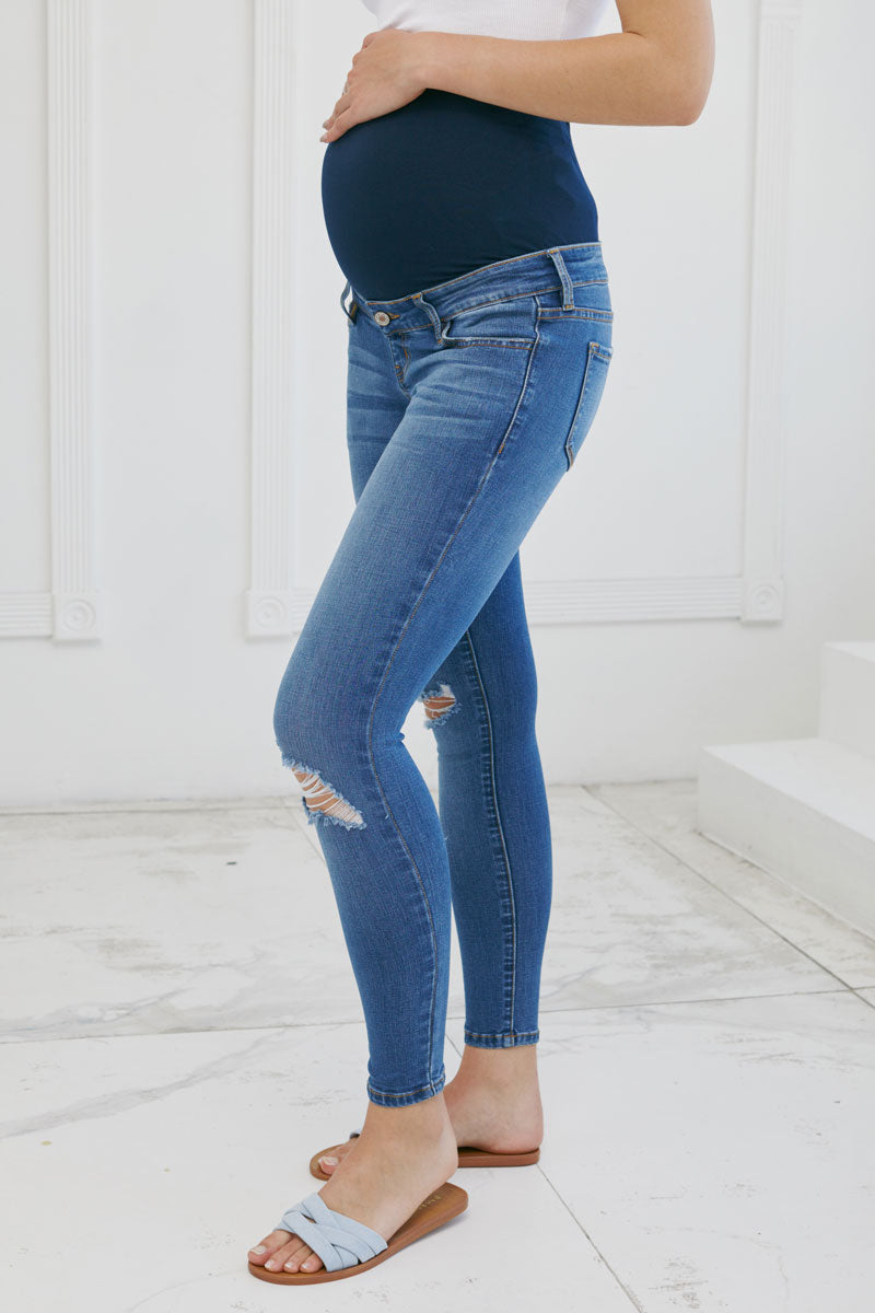 Rainie Maternity Ankle Skinny Jeans