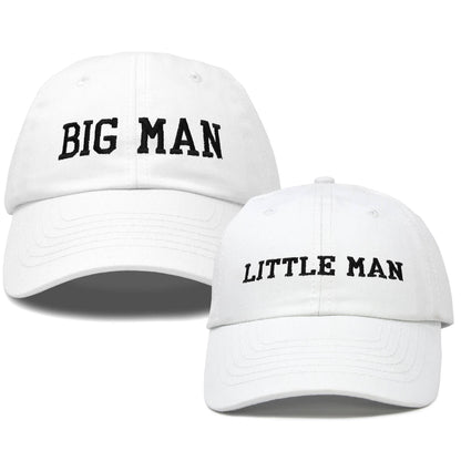 Big Man Little Man Father Son Matching Caps