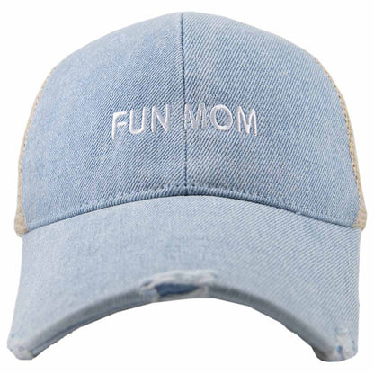 Fun Mom Mother’s Day Denim Trucker Hat