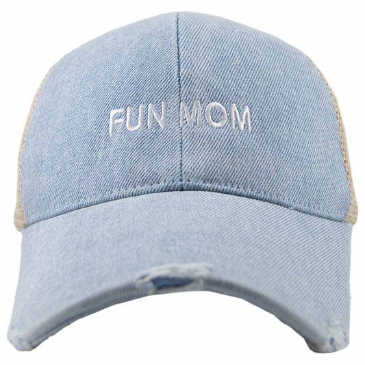 Fun Mom Mother’s Day Denim Trucker Hat