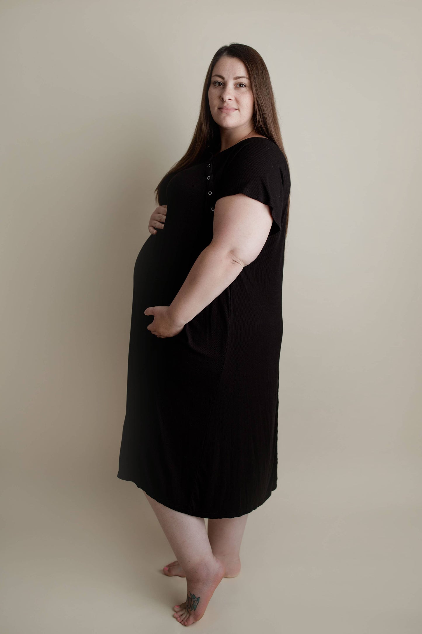 Maternity Mommy Labor and Delivery/ Nursing Gown