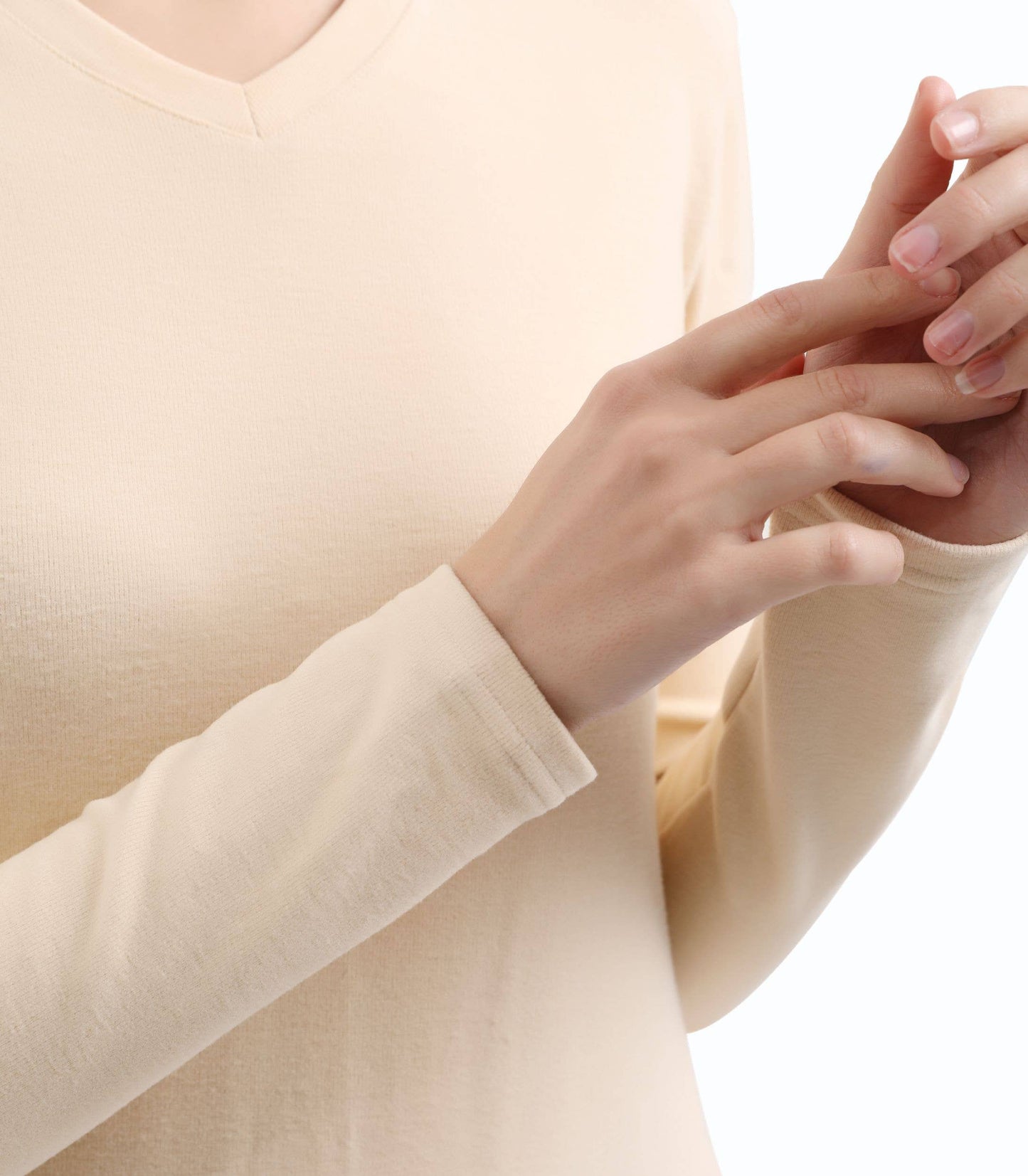 Maternity Sweater Knit V-Neck Maxi Dress