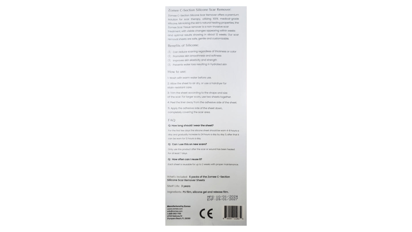Zomee Scar Prevention Patch