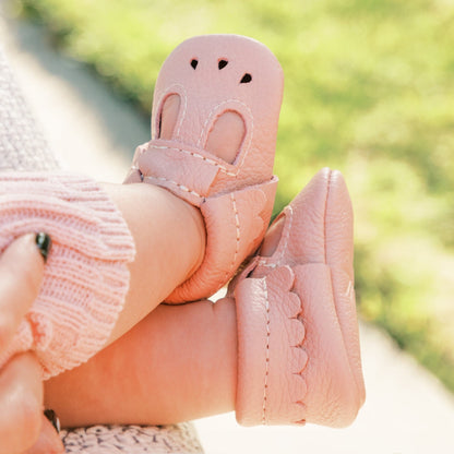 Freshly Picked Newborn Blush Mary Jane Baby Shoe