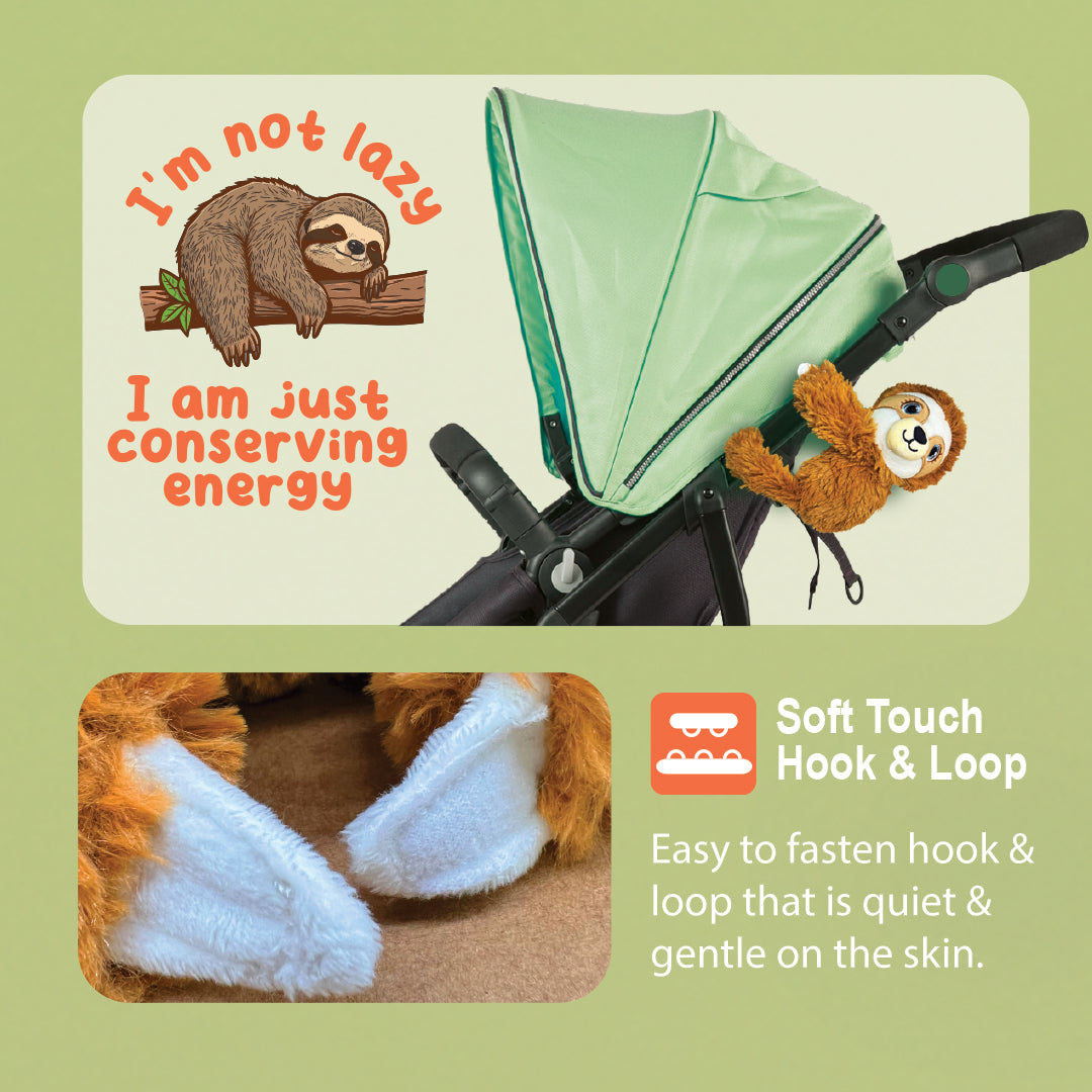 Shusher Sloth + 6-Pack Shushie Pacifiers Bundle