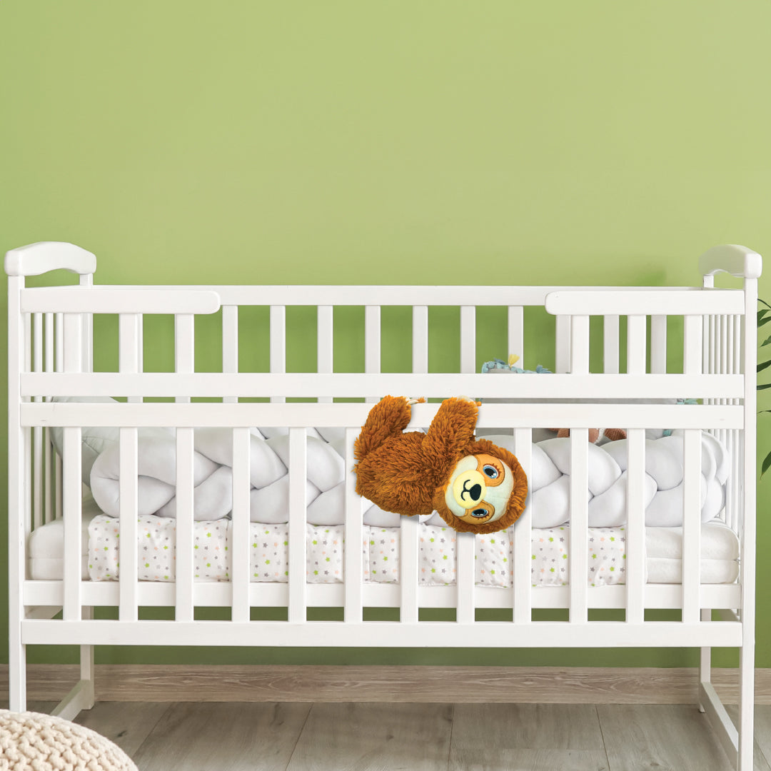 Shusher Baby Sloth Plush Sound Machine + 2 Shushie Pacifiers Bundle