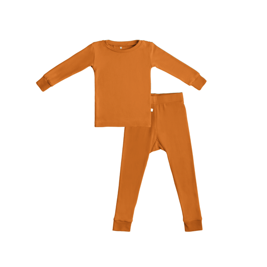Dreamland Baby Toddler/Kids Bamboo Pajamas - Rust