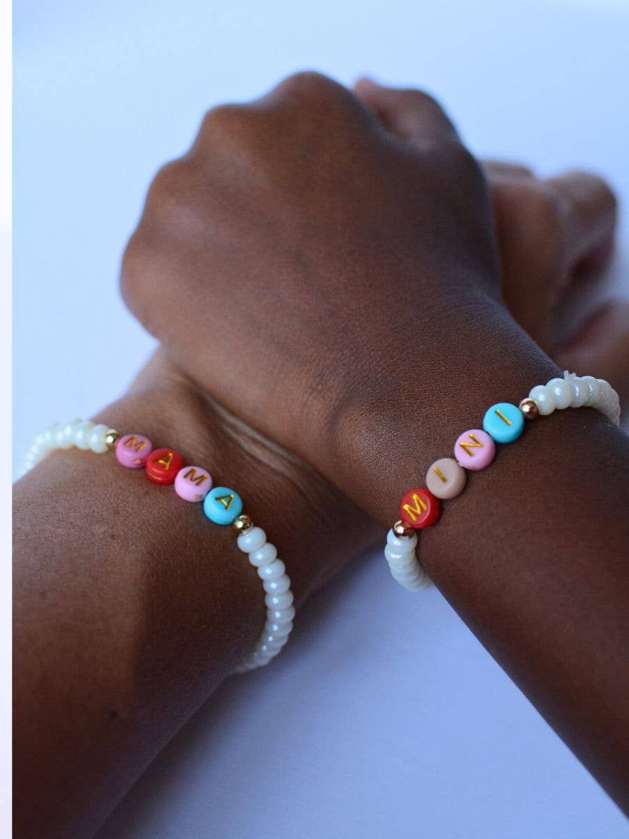 Pearl Mama Mini Matching Bracelet Set
