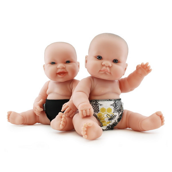 Kanga Care Rumparooz Doll Diapers (2 pack) - Unity & Phantom