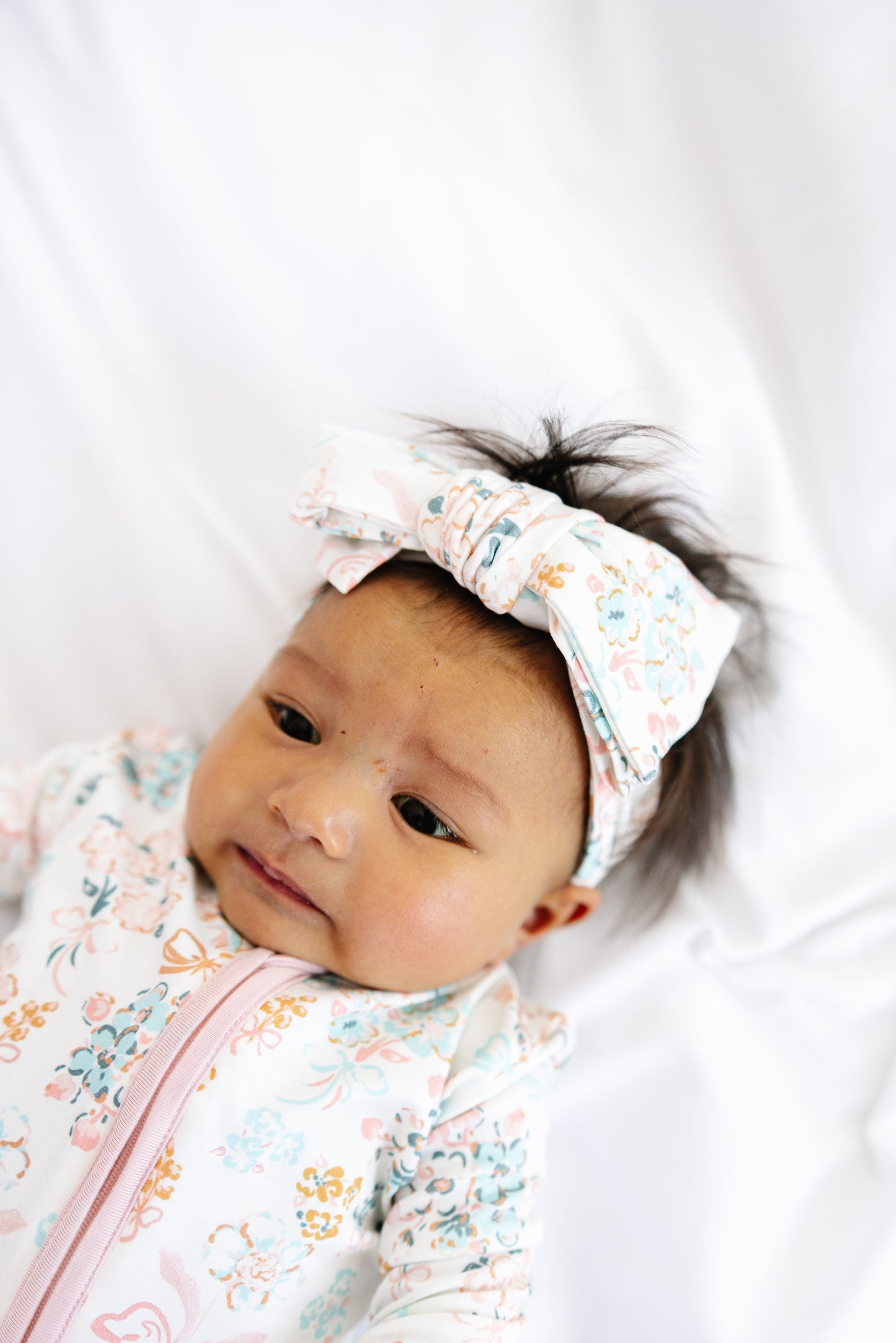 Sleepy Sage Co Whimsy Garden Bow Headwrap
