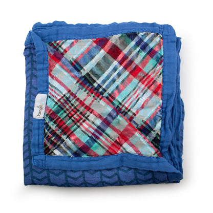Kanga Care Bamboo Muslin Blanket - Baby: Billy (Reversible)