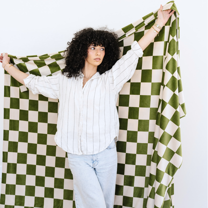 Saranoni Minky Stretch XL Throw Blankets