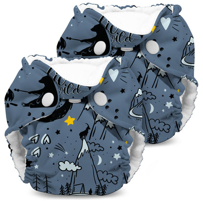 Kanga Care Lil Joey All In One Cloth Diaper (2 pk) - Tula Wander