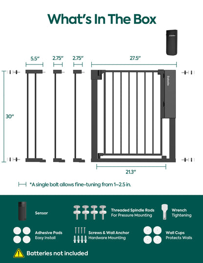 Babelio Sensepass | Smart Baby Gate with Infrared Auto-Unlock