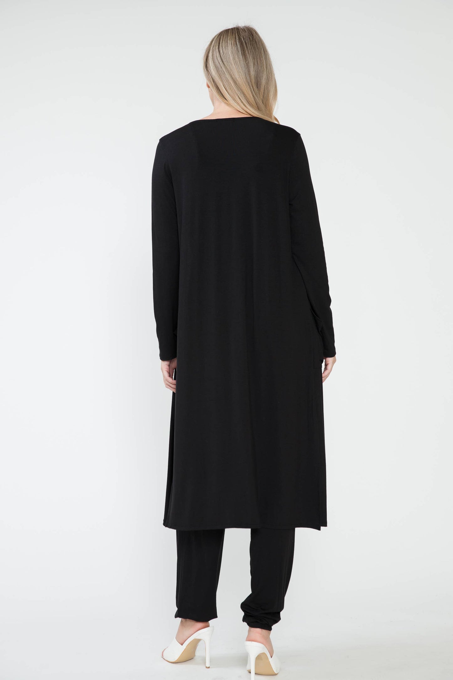 Maternity Jogger Pants Jumpsuit & Maxi Long Cardigan Sets