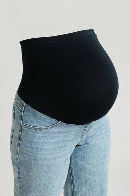 Maternity 28" Dad Jean w/ Bellyband