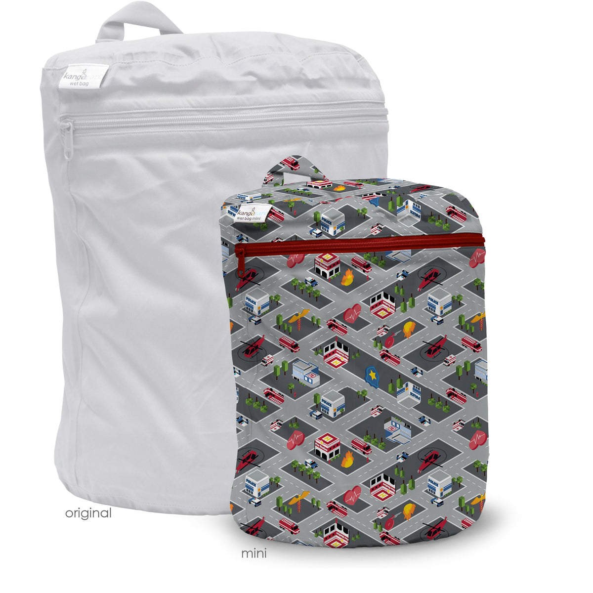 Kanga Care Wet Bag Mini - WeeHoo (Scarlet)