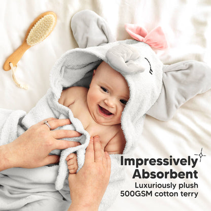 Playpals Hooded Baby Bath Towel
