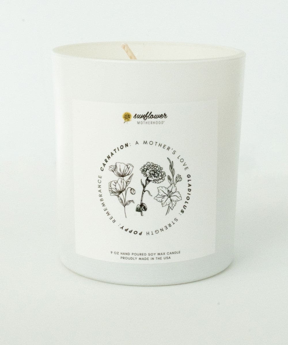 Sunflower Motherhood Remembrance Healing Candle