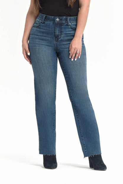 Petite 29" Shapewear Straight Leg Jeans