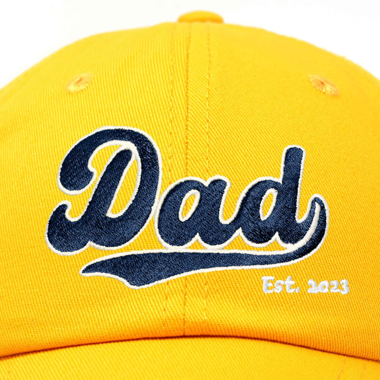 Dad Embroidered Varsity Cotton Hat