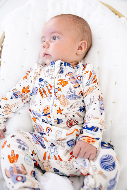 Sleepy Sage Co Space Explorer Sleeper Pajama