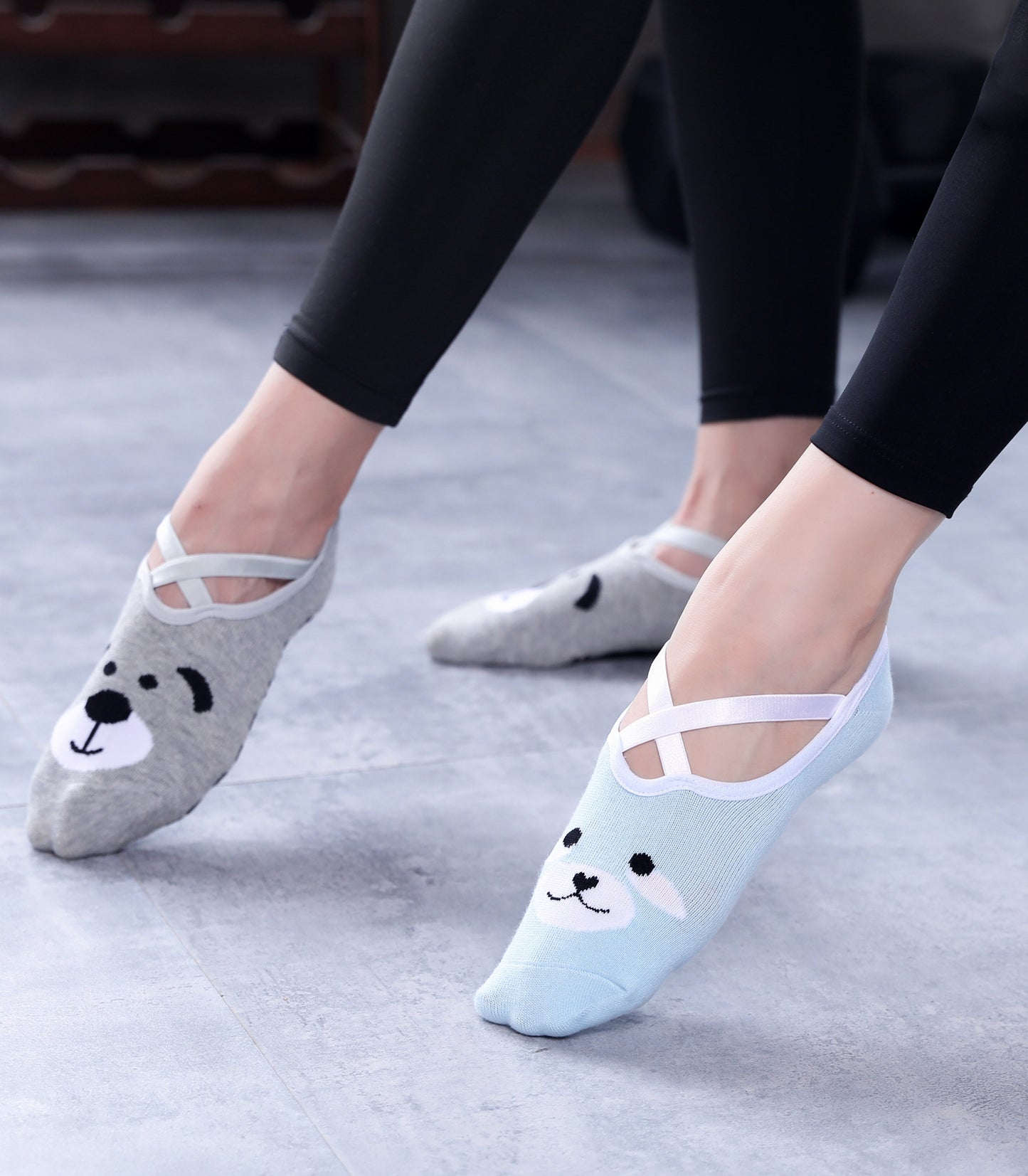 Alina Mae Maternity Non-Slip Women's Hospital Socks (Cartoon)