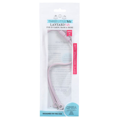 Three Little Tots Silicone Lanyard for Kids – Safety Breakaway Lanyard