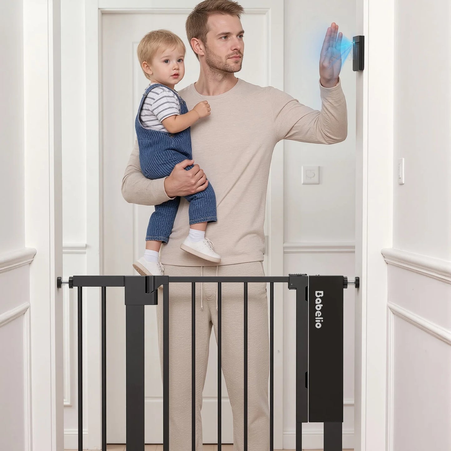 Babelio Sensepass | Smart Baby Gate with Infrared Auto-Unlock