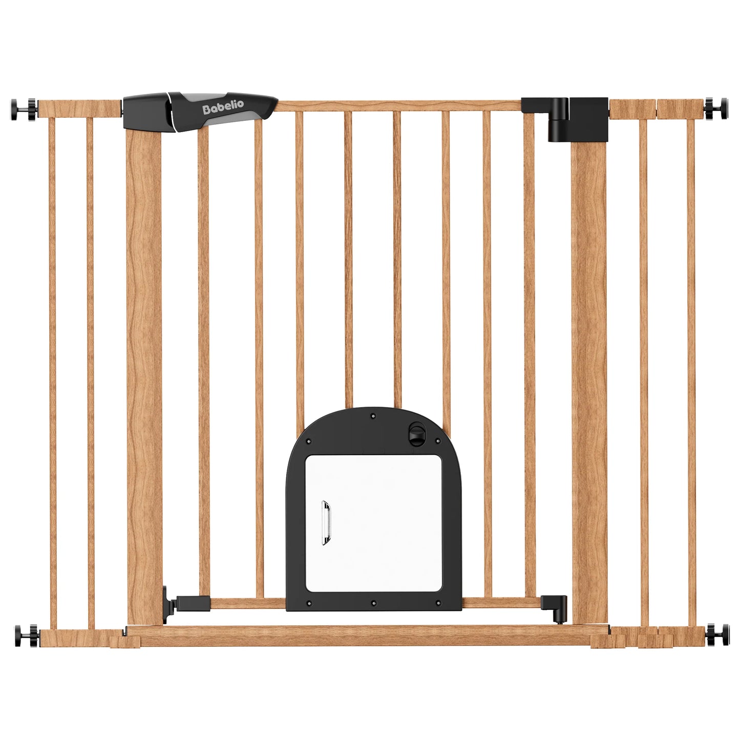 Babelio CatPrivilege T7 | Expandable Baby Gate with Cat Door