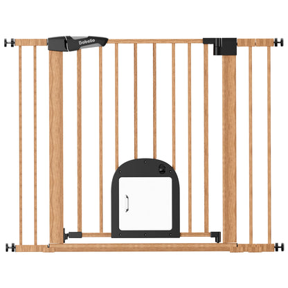 Babelio CatPrivilege T7 | Expandable Baby Gate with Cat Door