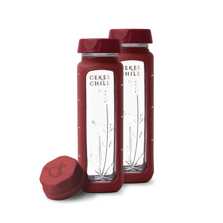 Ceres Chill Bloom Glass Baby Bottle