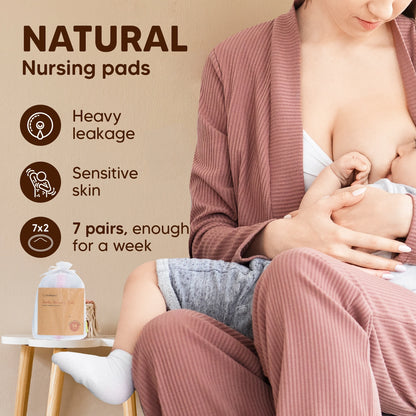 KeaBabies Soothe Reusable Nursing Pads For Breastfeeding