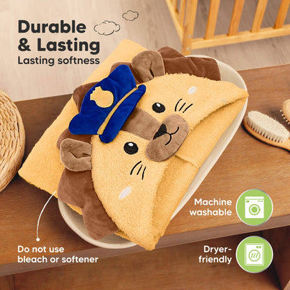 Playpals Hooded Baby Bath Towels