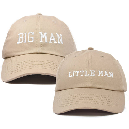 Big Man Little Man Father Son Matching Caps
