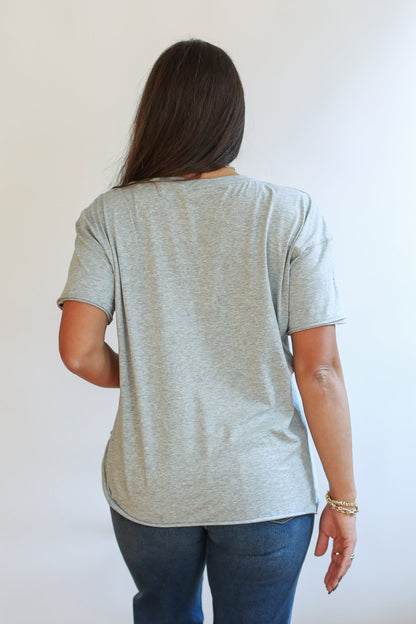 Movemama Relaxed Fit Zip Breastfeeding Tee