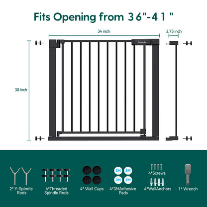 Babelio PressGuard Ⅱ | Upgrade Pressure-Mounted Baby Gate