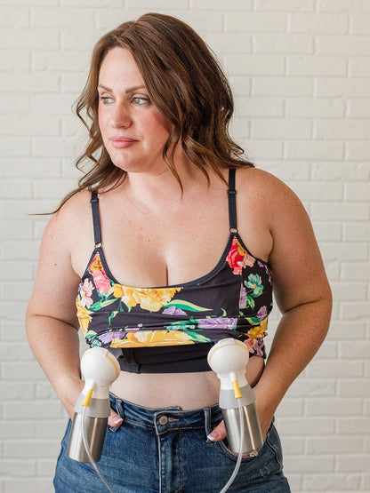 Davin & Adley 3 in 1 Amelia Pumping & Nursing Printed Cami (Final Sale)
