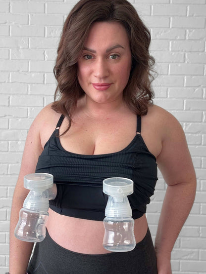 Davin & Adley 3 in 1 Ribbed Amelia Pumping & Nursing Cami (Lounge, Active, Swim)