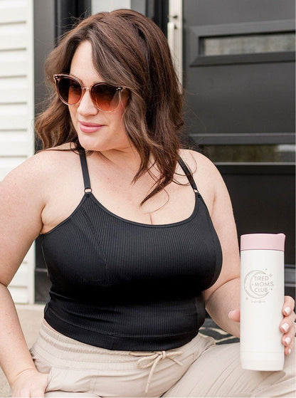 Davin & Adley 3 in 1 Ribbed Amelia Pumping & Nursing Cami (Lounge, Active, Swim)