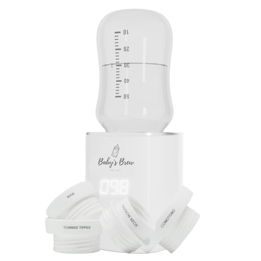 The Baby's Brew 3.0 Portable Bottle Warmer Adapter Set (Warmer + Four Adapters)