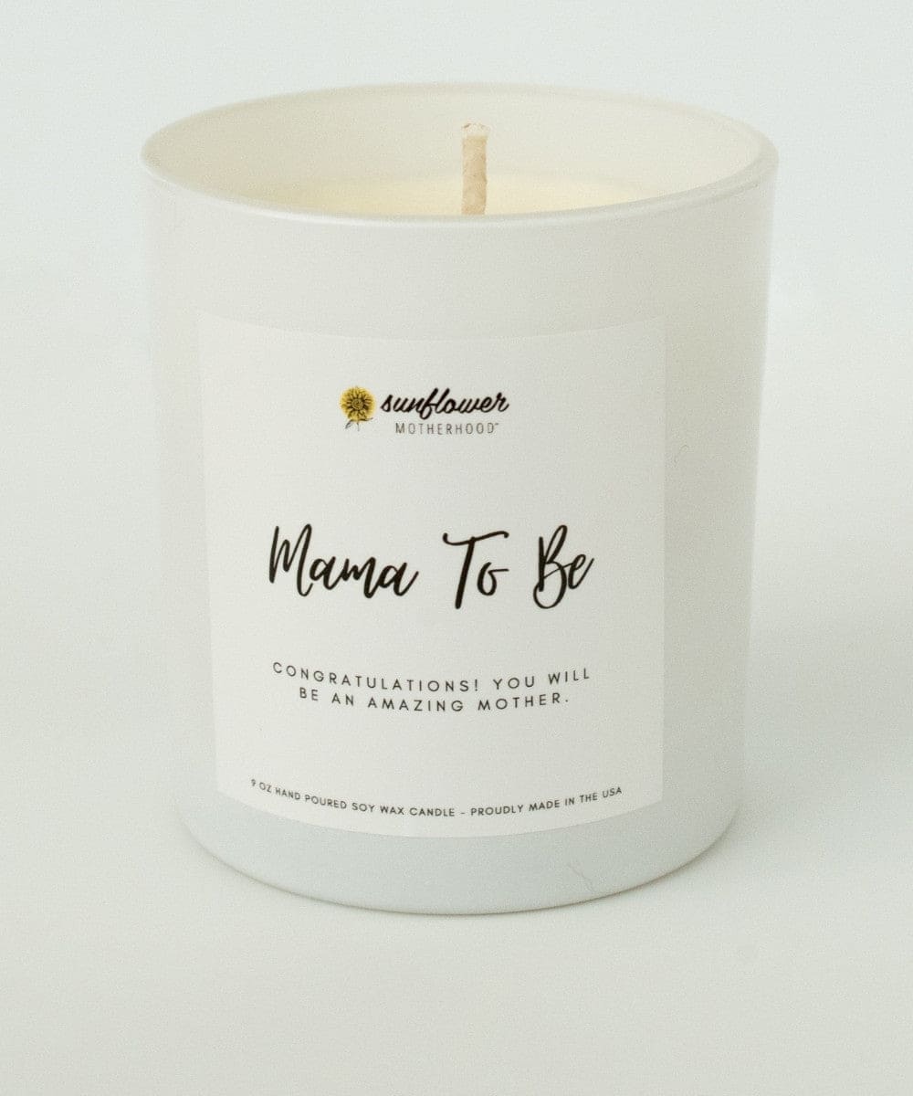 Sunflower Motherhood Mama To Be Pregnancy Candle
