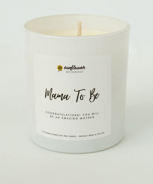 Sunflower Motherhood Mama To Be Pregnancy Candle