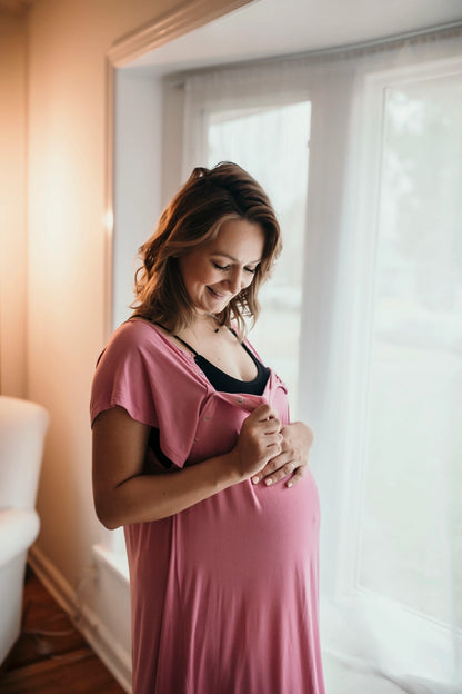 Maternity Mommy Labor and Delivery/ Nursing Gown