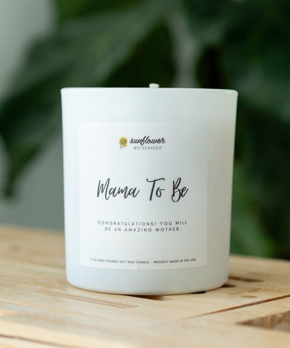 Sunflower Motherhood Mama To Be Pregnancy Candle
