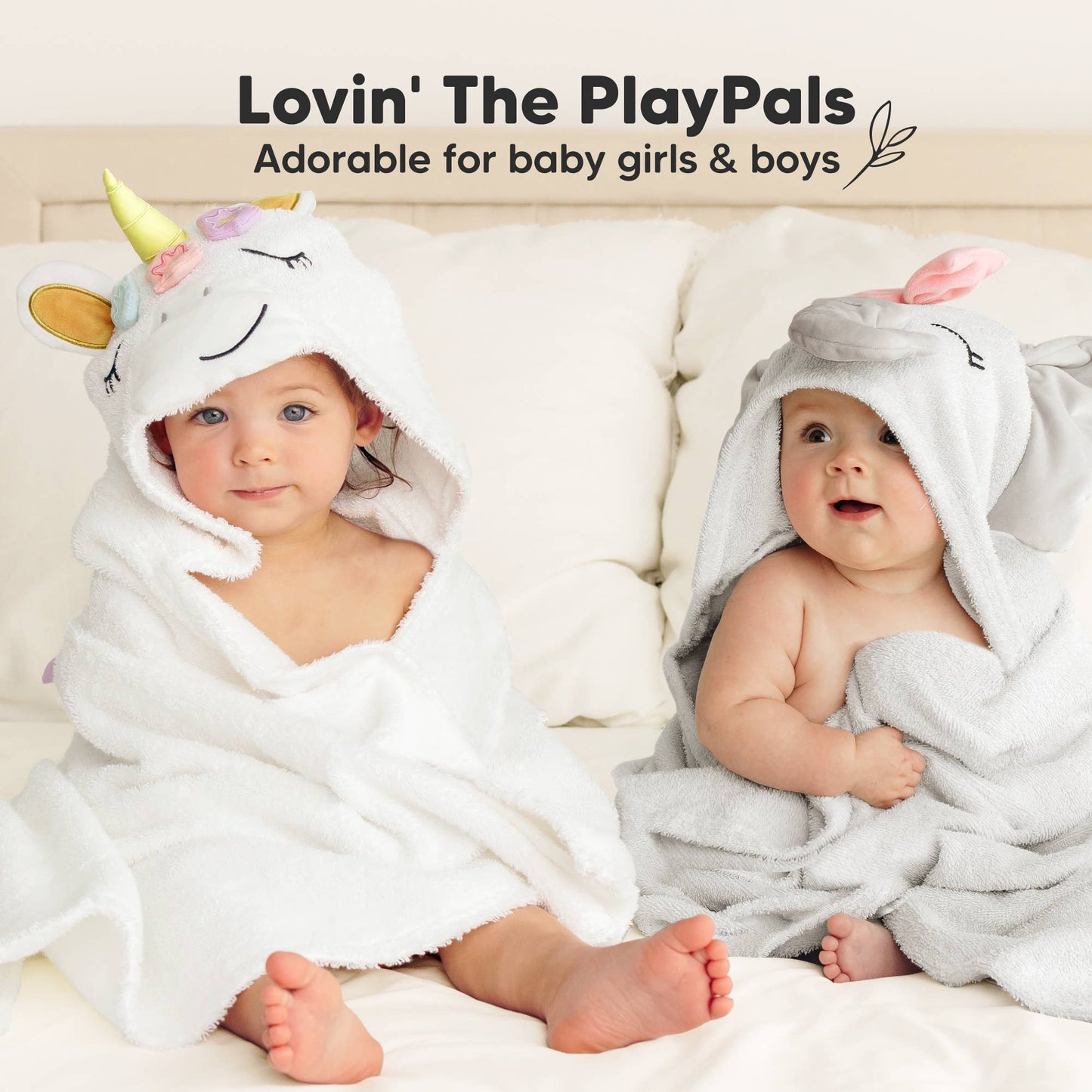 Playpals Hooded Baby Bath Towel