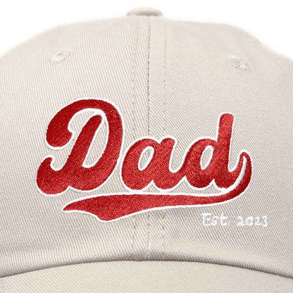 Dad Embroidered Varsity Cotton Hat
