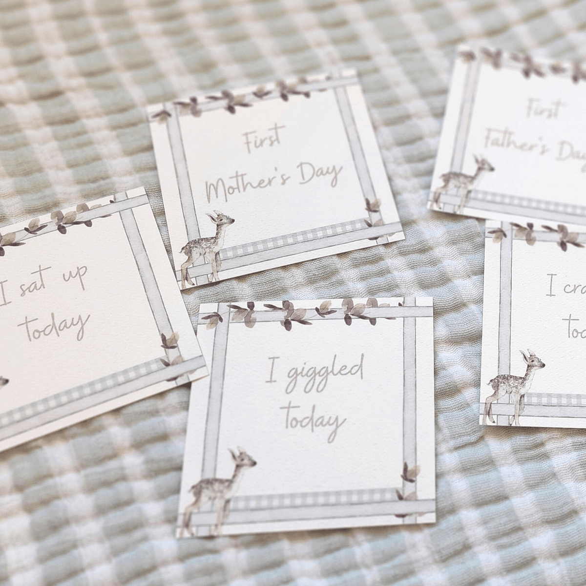 Curious Baby Infant Milestone + Memory Cards (0-12 Months)
