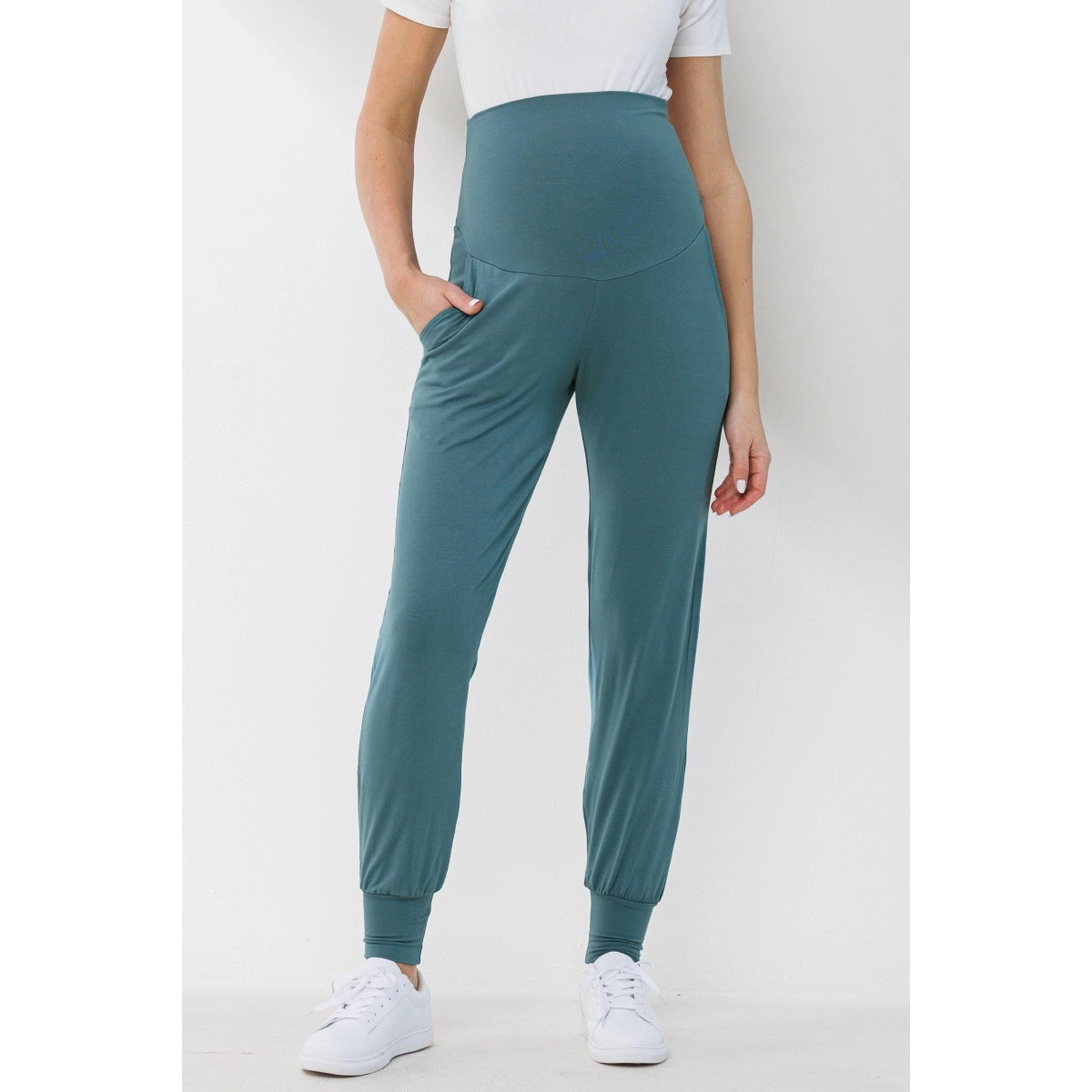 Rayon Modal Maternity Jogger Pant with Pockets